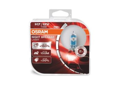 Osram Night Breaker Laser H7 +150% Osram Night Breaker Laser H7 +150%