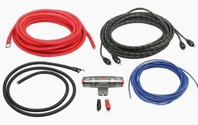 Autóhifi tápkábel szett 10mm2/8GA Autóhifi tápkábel szett 10mm2/8GA